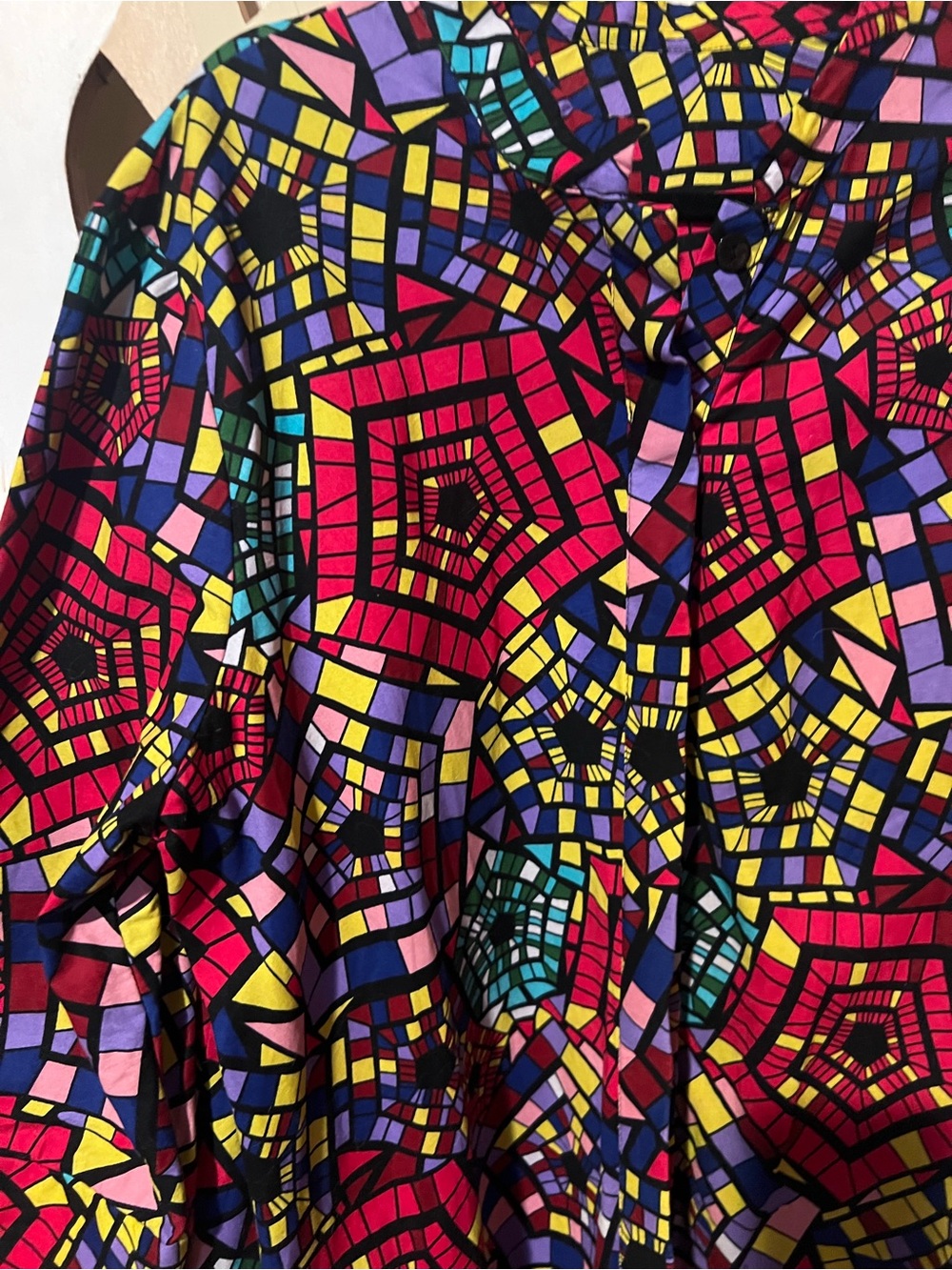 Vibrant Mosaic Print Zuri Dress - Multi - Picture 3 of 4